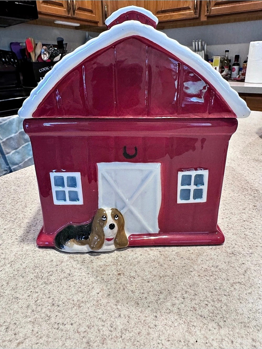 Certified International Old World Christmas House Ceramic Holiday House Bakeware